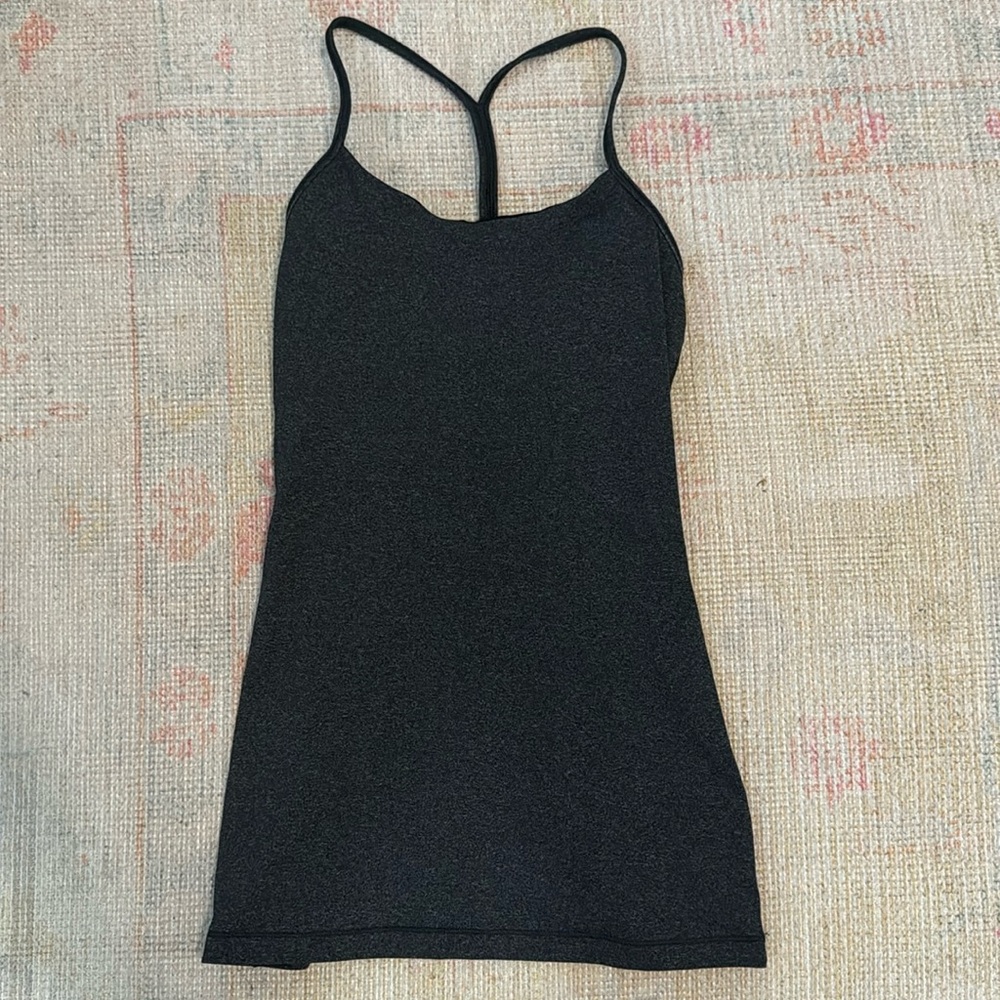 Lululemon Dark Grey Tank Size 2